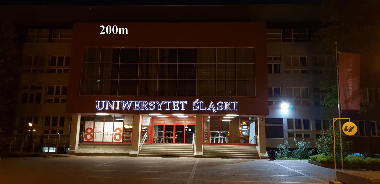 Ferienwohnung KFiP Apart Spodek 300m THREE Kattowitz Exterior foto